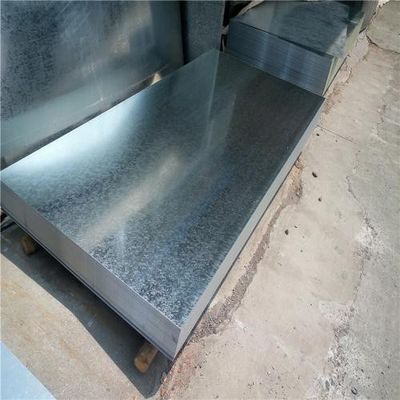 JIS G3302 DX51D Galvanised Steel Sheet 26 28 Gauge Gi Plate Zinc Coating Regular Spangle